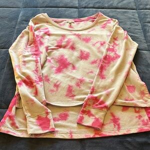 Juicy Couture Pink Tie-Dye Sweatshirt